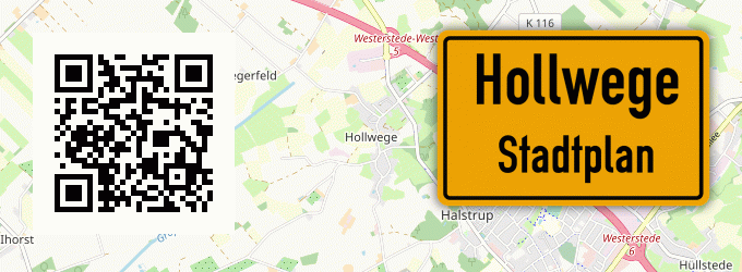 Stadtplan Hollwege