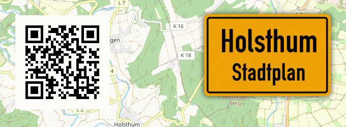 Stadtplan Holsthum