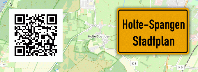Stadtplan Holte-Spangen