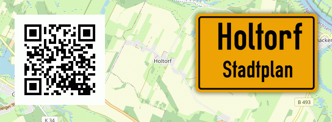 Stadtplan Holtorf, Weser