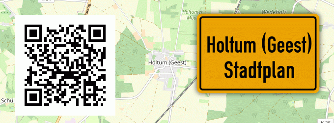 Stadtplan Holtum (Geest)