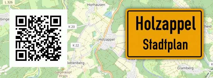 Stadtplan Holzappel, Rhein-Lahn-Kreis