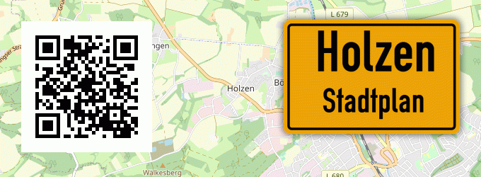 Stadtplan Holzen, Schwaben