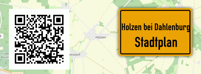 Stadtplan Holzen bei Dahlenburg