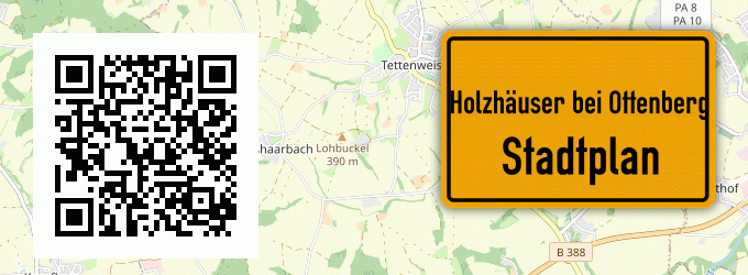 Stadtplan Holzhäuser bei Ottenberg