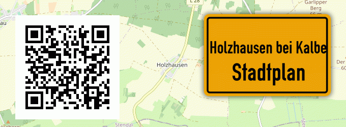 Stadtplan Holzhausen bei Kalbe, Milde