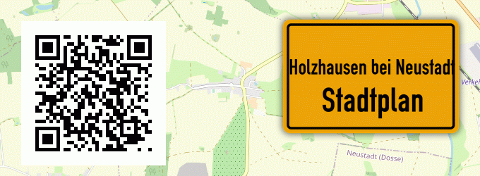Stadtplan Holzhausen bei Neustadt, Dosse