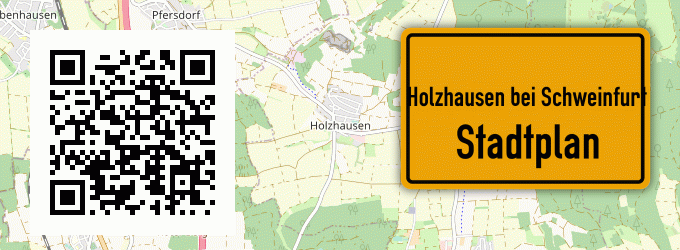 Stadtplan Holzhausen bei Schweinfurt