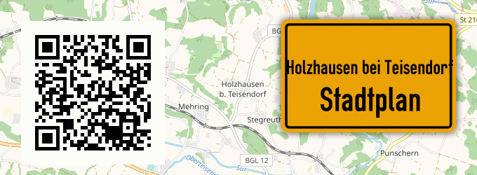 Stadtplan Holzhausen bei Teisendorf