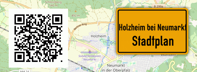 Stadtplan Holzheim bei Neumarkt, Oberpfalz