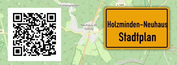 Stadtplan Holzminden-Neuhaus