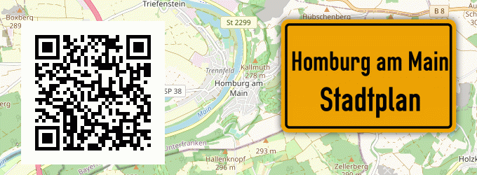 Stadtplan Homburg am Main