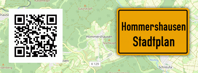 Stadtplan Hommershausen