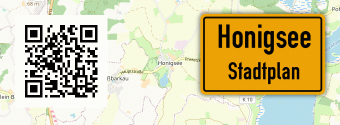 Stadtplan Honigsee