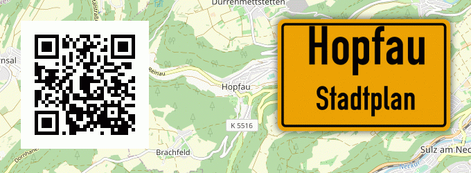 Stadtplan Hopfau