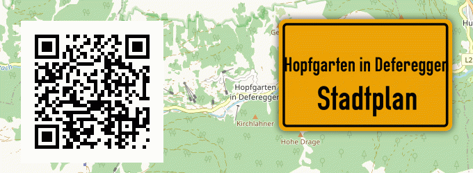 Stadtplan Hopfgarten in Defereggen