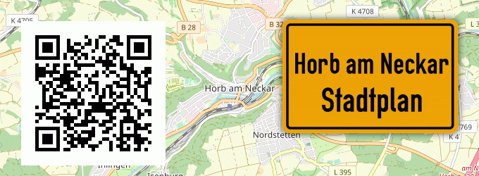 Stadtplan Horb am Neckar
