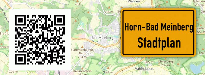 Stadtplan Horn-Bad Meinberg