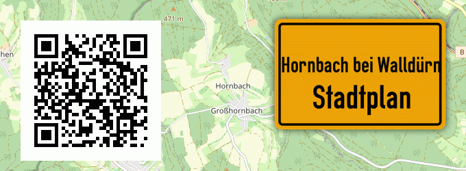 Stadtplan Hornbach bei Walldürn