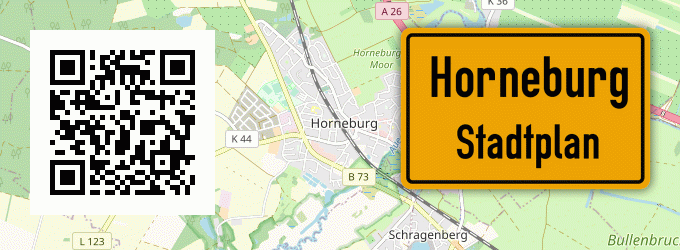 Stadtplan Horneburg, Westfalen