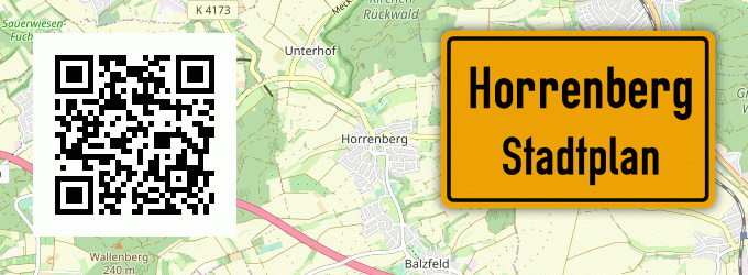 Stadtplan Horrenberg