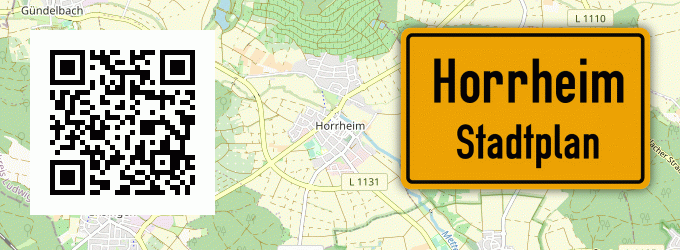 Stadtplan Horrheim