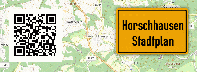 Stadtplan Horschhausen