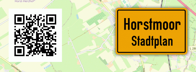 Stadtplan Horstmoor, Holstein