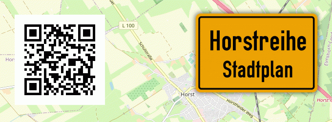 Stadtplan Horstreihe, Holstein