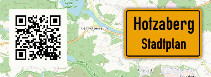 Stadtplan Hotzaberg, Oberpfalz