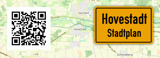 Stadtplan Hovestadt