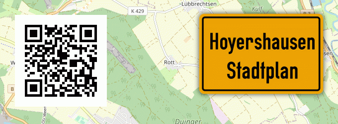 Stadtplan Hoyershausen
