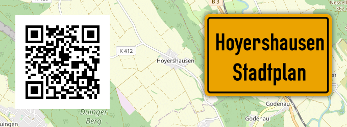 Stadtplan Hoyershausen