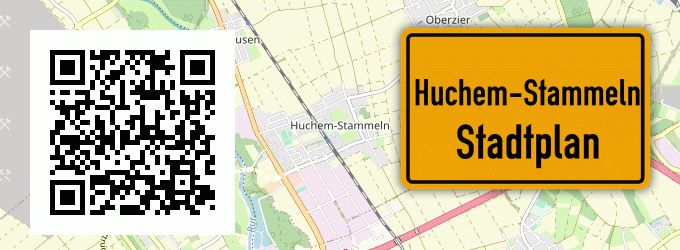 Stadtplan Huchem-Stammeln