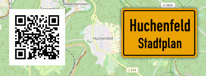 Stadtplan Huchenfeld
