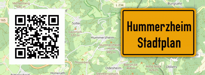 Stadtplan Hummerzheim