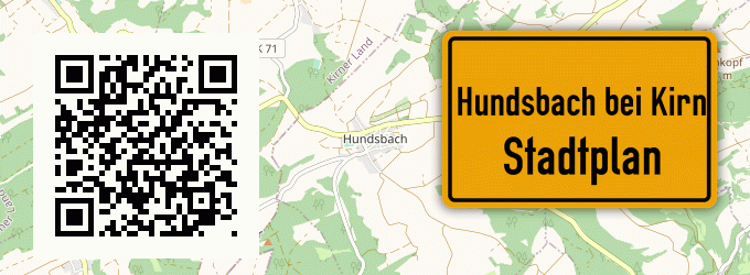 Stadtplan Hundsbach bei Kirn