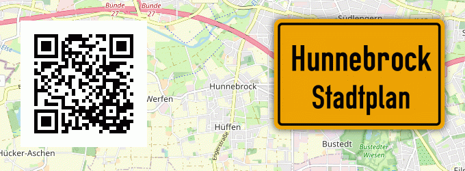 Stadtplan Hunnebrock