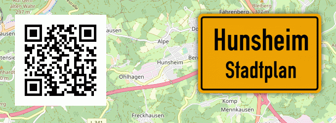 Stadtplan Hunsheim