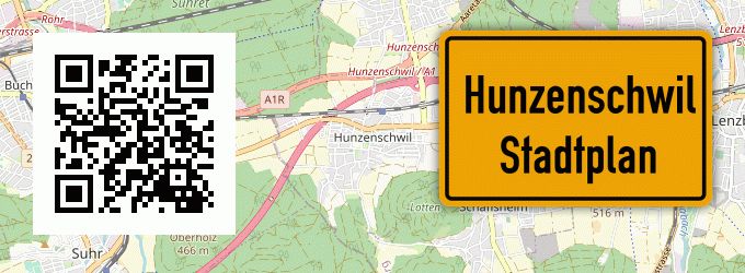 Stadtplan Hunzenschwil