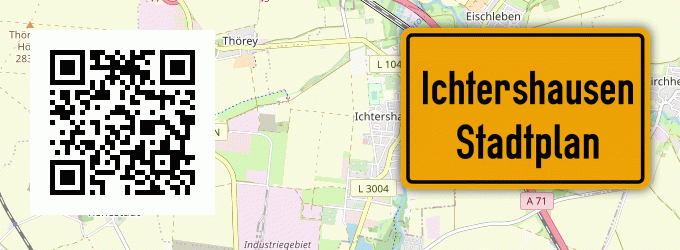 Stadtplan Ichtershausen