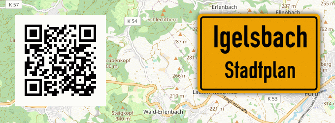 Stadtplan Igelsbach