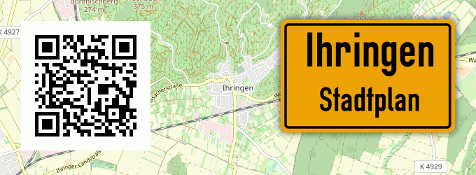 Stadtplan Ihringen