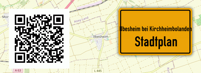 Stadtplan Ilbesheim bei Kirchheimbolanden