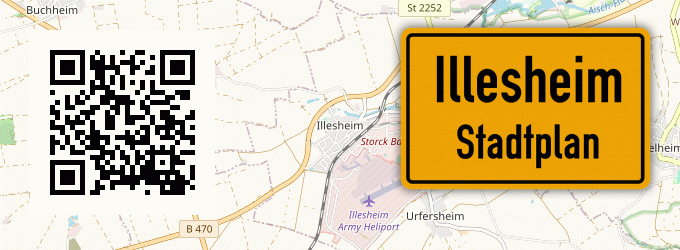 Stadtplan Illesheim