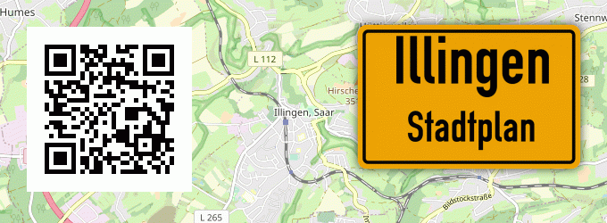 Stadtplan Illingen, Saar