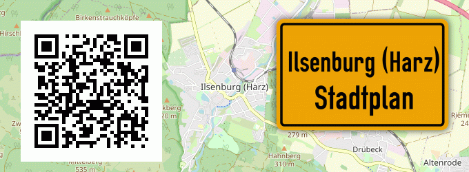 Stadtplan Ilsenburg (Harz)