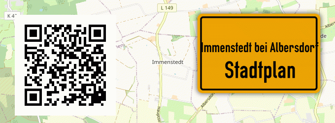 Stadtplan Immenstedt bei Albersdorf