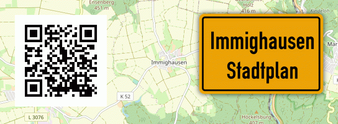 Stadtplan Immighausen