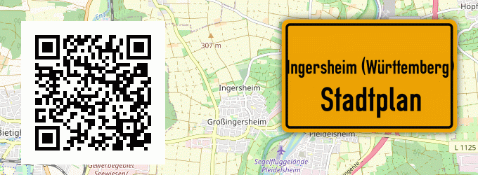 Stadtplan Ingersheim (Württemberg)